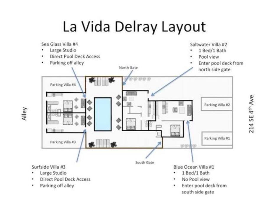 La Vida Delray #4-Lux W/Heated Pool-Best Location! Appartement Delray Beach Buitenkant foto
